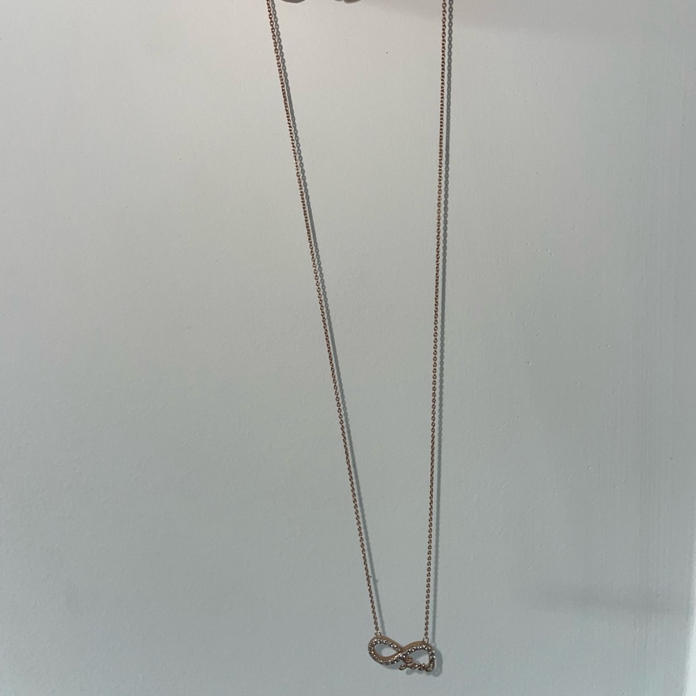 Infinity Love Rose Gold Necklace (durable,doesn’t tarnish)